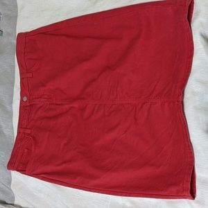7/2 Red Pencil Skirt Size 18